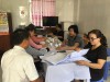 Đoàn giám sát làm việc tại Trạm Y tế xã Vĩnh Quang  (Ảnh: Chi cục Dân số - KHHGĐ tỉnh cung cấp)