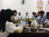 Đoàn công tác Ban Tuyên giáo Trung ương làm việc tại Trung tâm Kiểm soát bệnh tật (Ảnh Thu Hiền)
