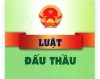 LUẬT  ĐẤU THẦU