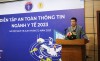 Ông Đỗ Trường Duy, Giám đốc Trung tâm Thông tin Y tế Quốc gia phát biểu khai mạc buổi diễn tập