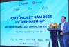 Ông Trần Đức Hùng – Phó Tổng giám đốc NACCET, Trưởng Ban Quản lý dự án Hòa nhập phát biểu khai mạc.