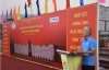 Đồng chí Lê Quang Hùng – Tỉnh ủy viên, Giám đốc Sở Y tế phát biểu tại buổi lễ (Ảnh: Xuân Phước)