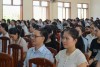 Các thí sinh tham gia vòng 2 kỳ tuyển dụng viên chức ngành Y tế tỉnh Gia Lai năm 2025 tại Trường Quốc học Quy Nhơn. Ảnh: Thảo Khuy