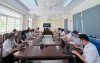 Quang cảnh buổi tập huấn tại điểm cầu Trung tâm Kiểm soát bệnh tật tỉnh Gia Lai (Ảnh: Thu Phương)