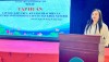 Bà Nguyễn Thị Tuyết Nhung - Phó Giám đốc Sở Y tế Gia Lai phát biểu khai mạc lớp Tập huấn cập nhật kiến thức, kỹ năng phát hiện và xử trí một số tình huống cấp cứu sản khoa năm 2026 (Ảnh: Thu Loan)