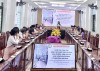 Quang cảnh buổi làm việc (Ảnh: Thu Phương)