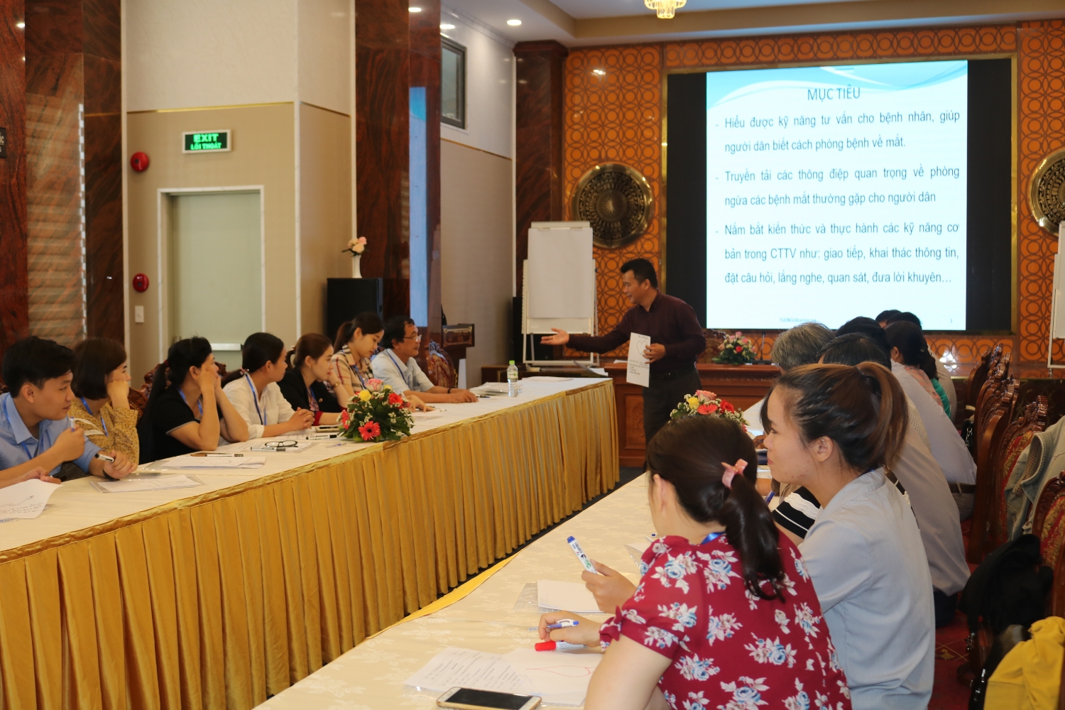 Toàn cảnh lớp tập huấn.