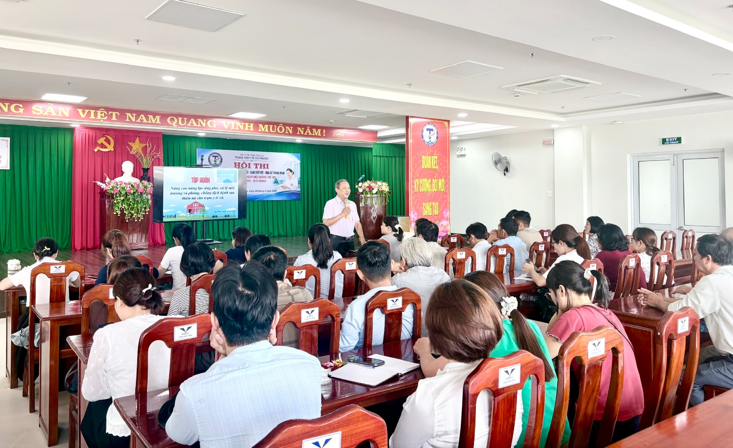 Quang cảnh lớp tập huấn (Ảnh: Thu Phương)