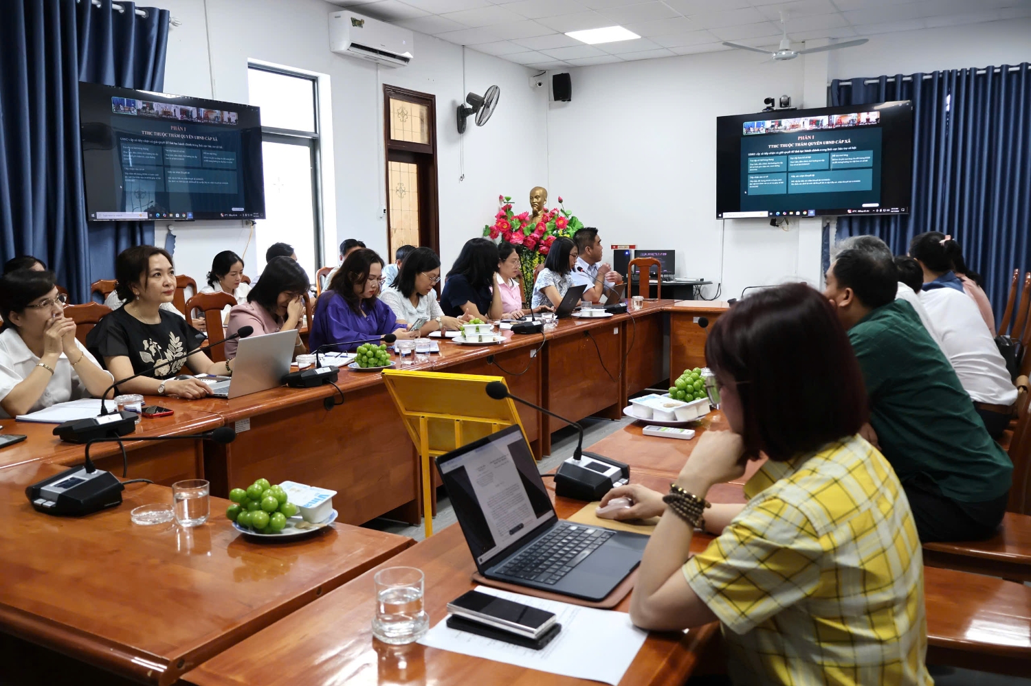 Toàn cảnh Hội nghị tập huấn. (Ảnh: Bích Thảo)
