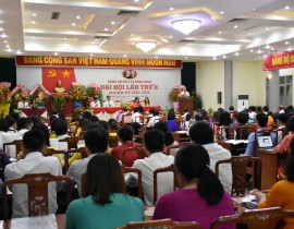 Toàn cảnh Đại hội Đảng bộ Sở Y tế lần thứ X, nhiệm kỳ 2020-2025